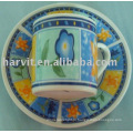 90CC керамическая декоративная кофейная чашка и блюдце